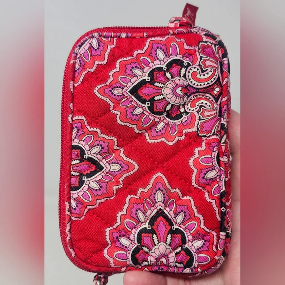 Vera Bradley Frankly Scarlet Zippered Wristlet Wallet - Picture 4 of 13